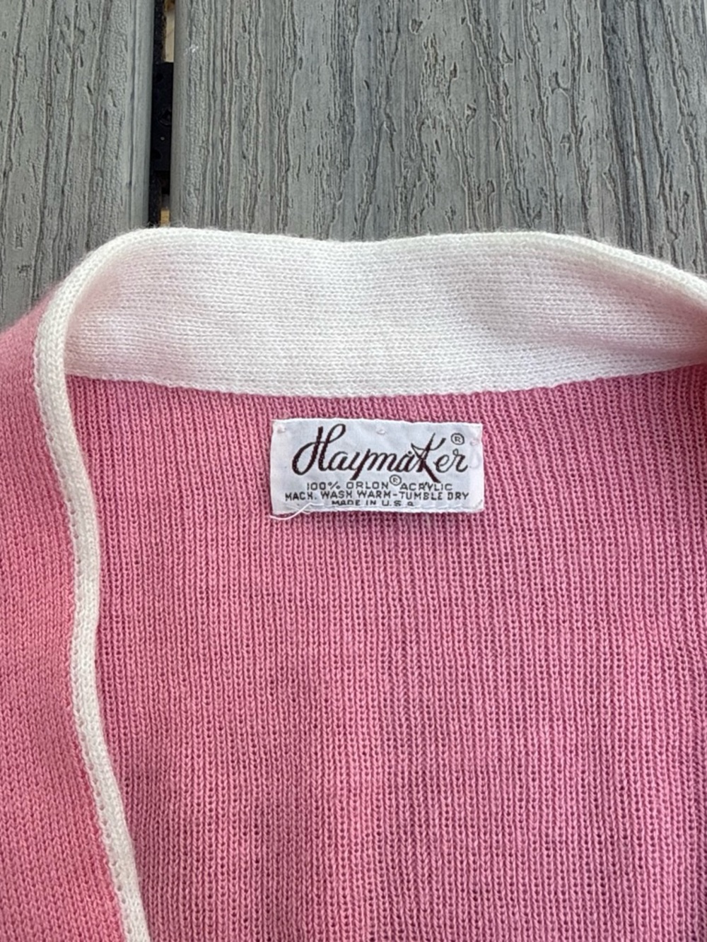Vintage Lacoste Pink Button-Front Cardigan Sweater Small - Picture 3 of 6